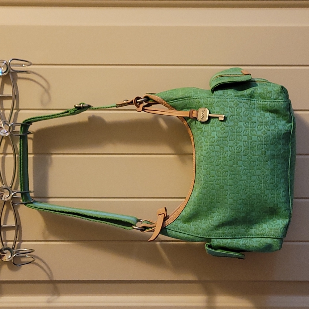 Fossil Handbag, light green